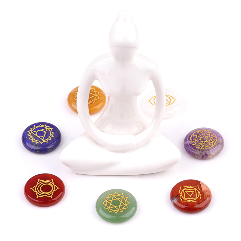 Healing Crystal Set - Набор из 7 штук: бусины из