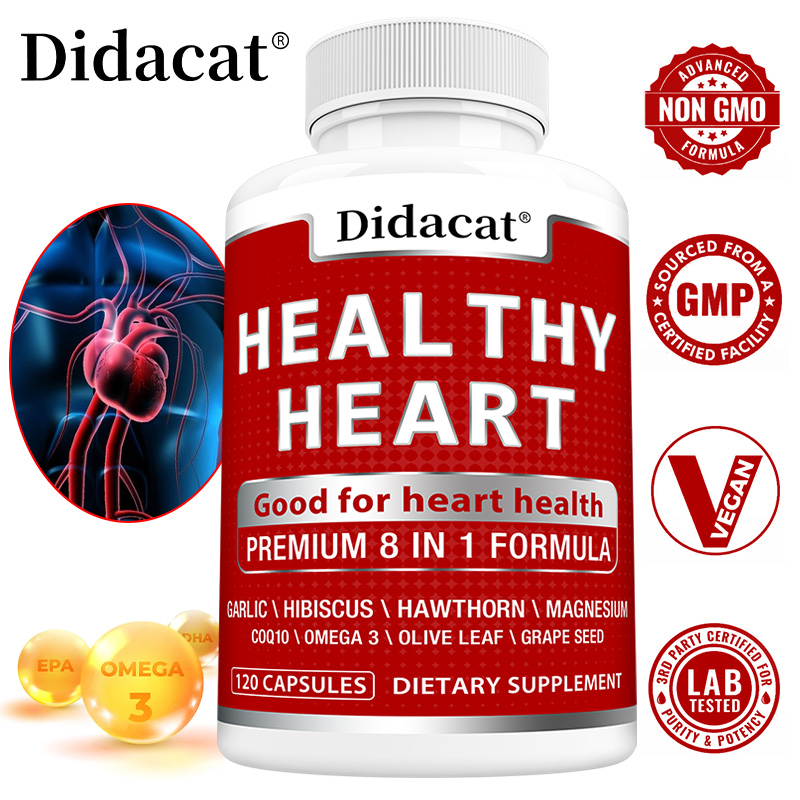 Health Wellness Energy - Капсулы для здоровья сердца с CoQ10,