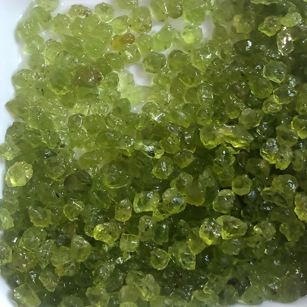 Healing Crystal Set - Натуральный перидот, оливиновый кварц, кристаллы, необработанный