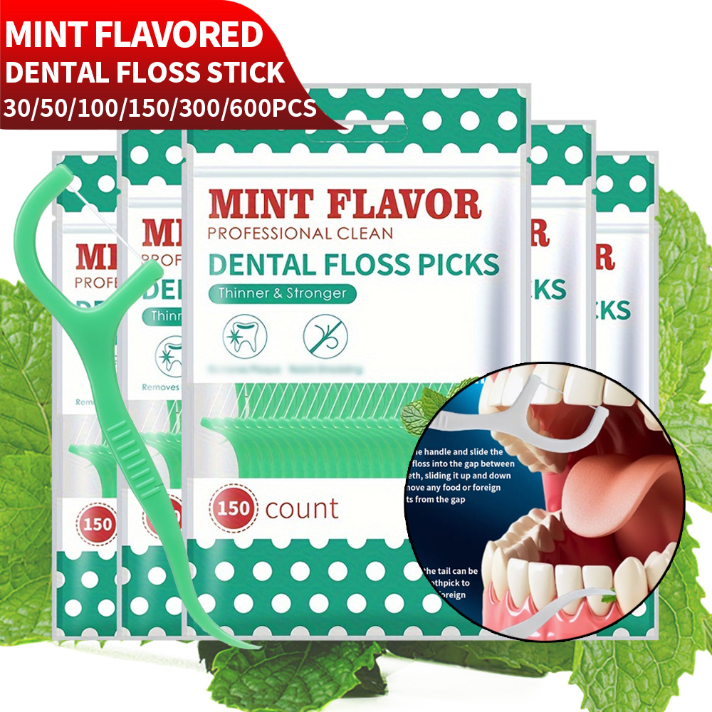 Health Wellness Product - Smooth Mint Floss Stick - Очистка