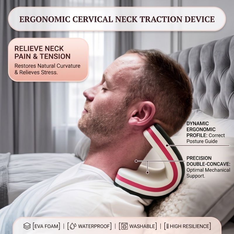 Neck Traction Pillow - Новый дизайн, расслабляющее средство для шеи