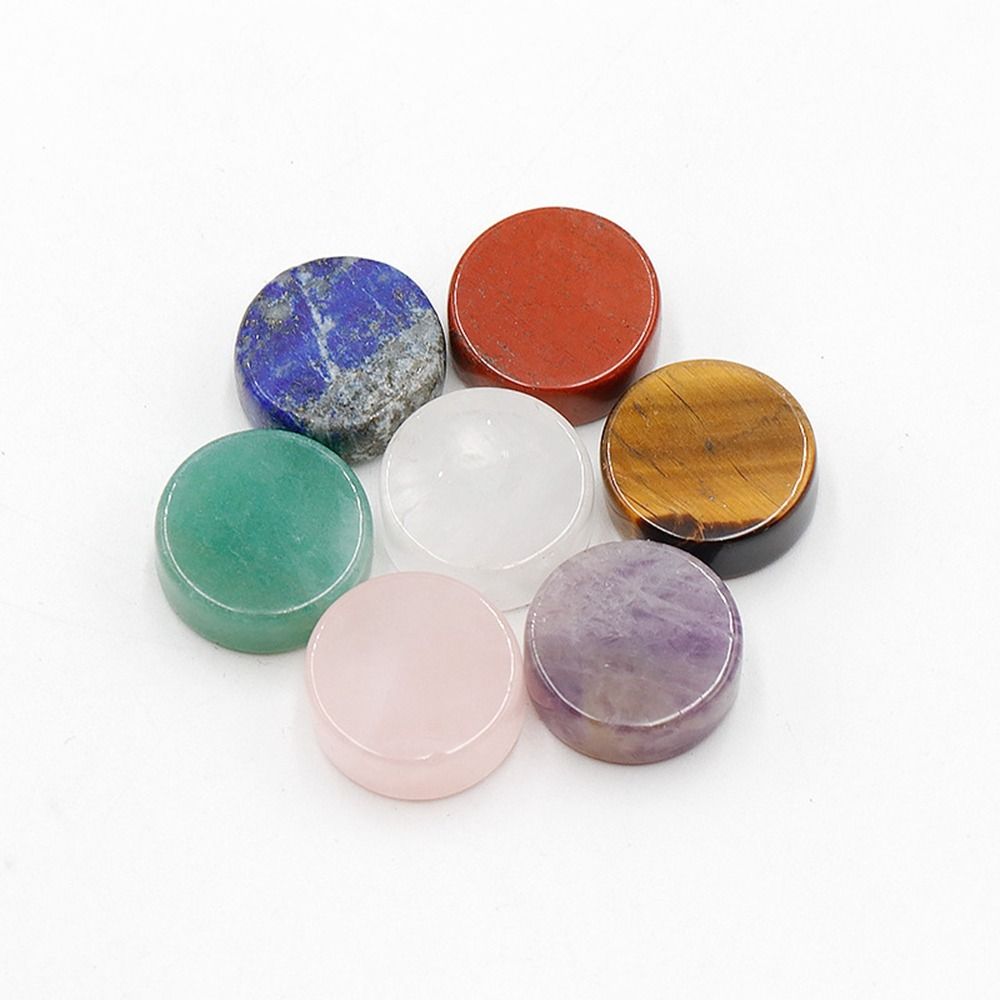 Healing Crystal Set - 7 шт./компл. натуральный камень семь чакр