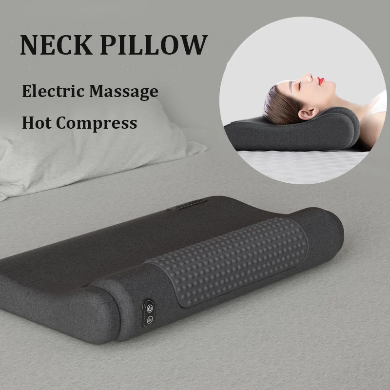 Neck Traction Pillow - Электрическая массажная подушка для шеи для