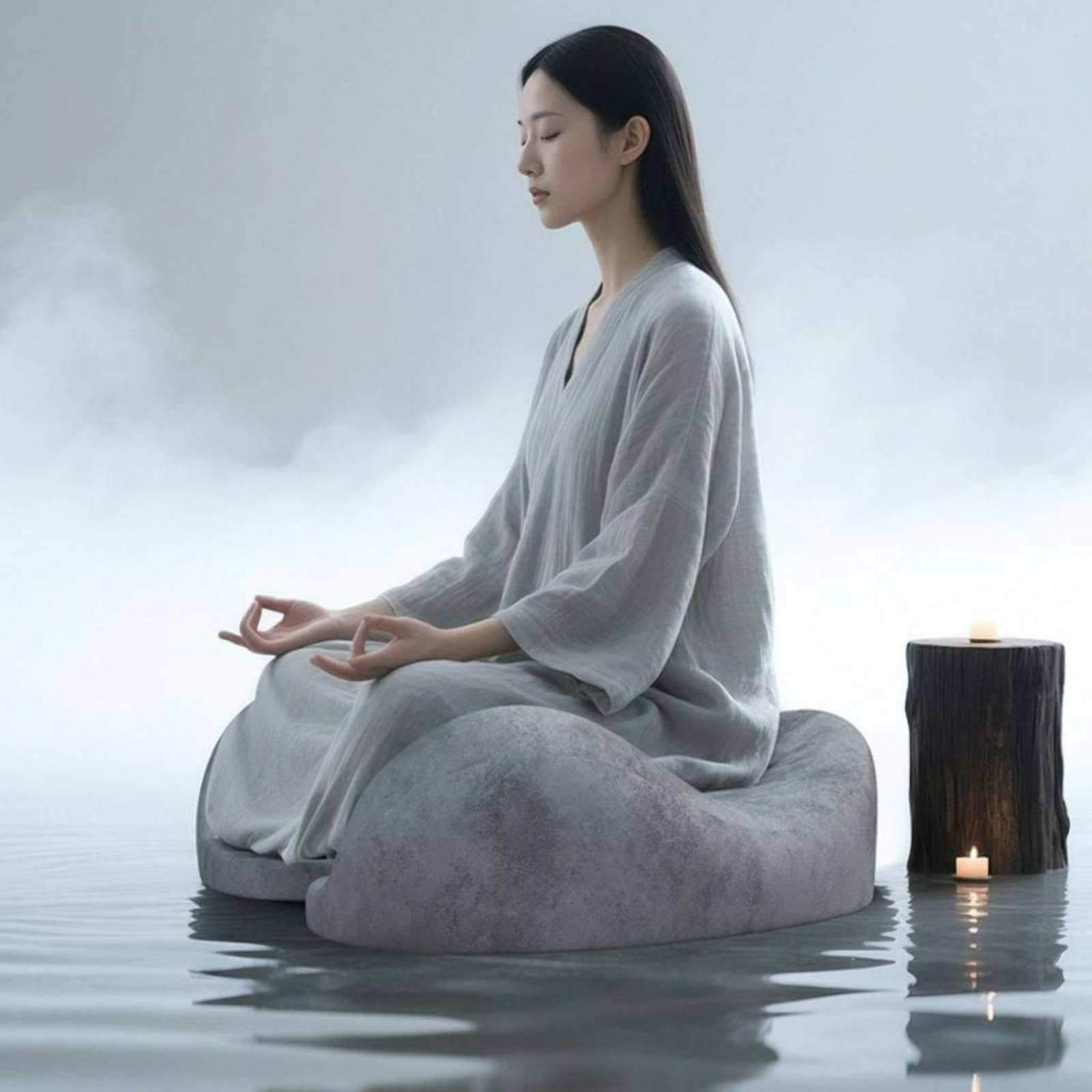 Meditation Cushion Zafu - Подушка Zafu с толстым наполнителем для
