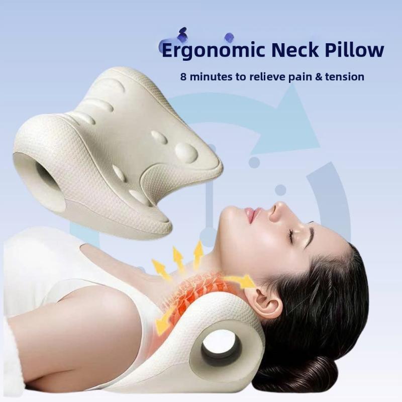 Neck Traction Pillow - Эргономичная массажная подушка для шеи и