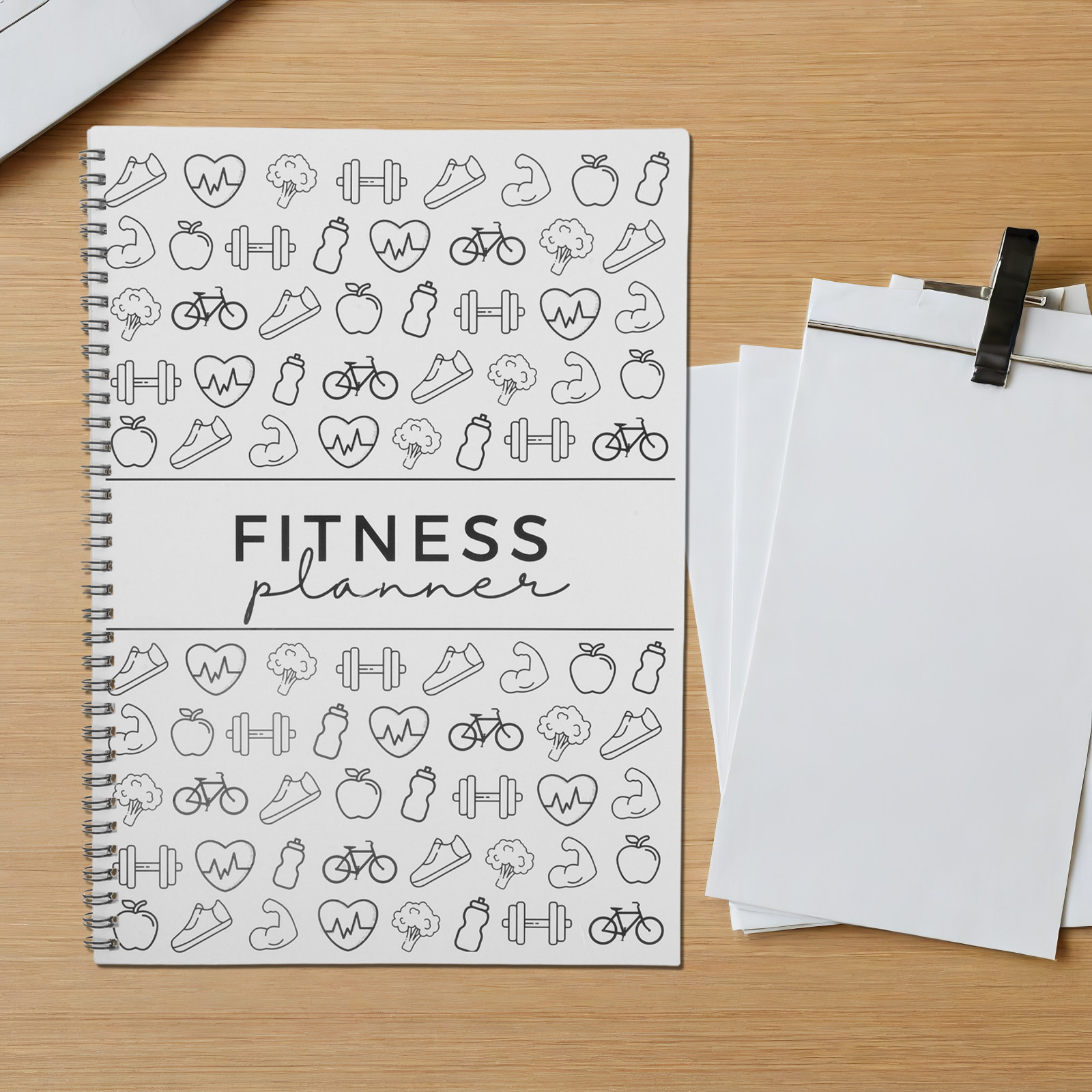 Планер для фитнеса, журнал тре – обзор и цена Fitness Journal Planner
