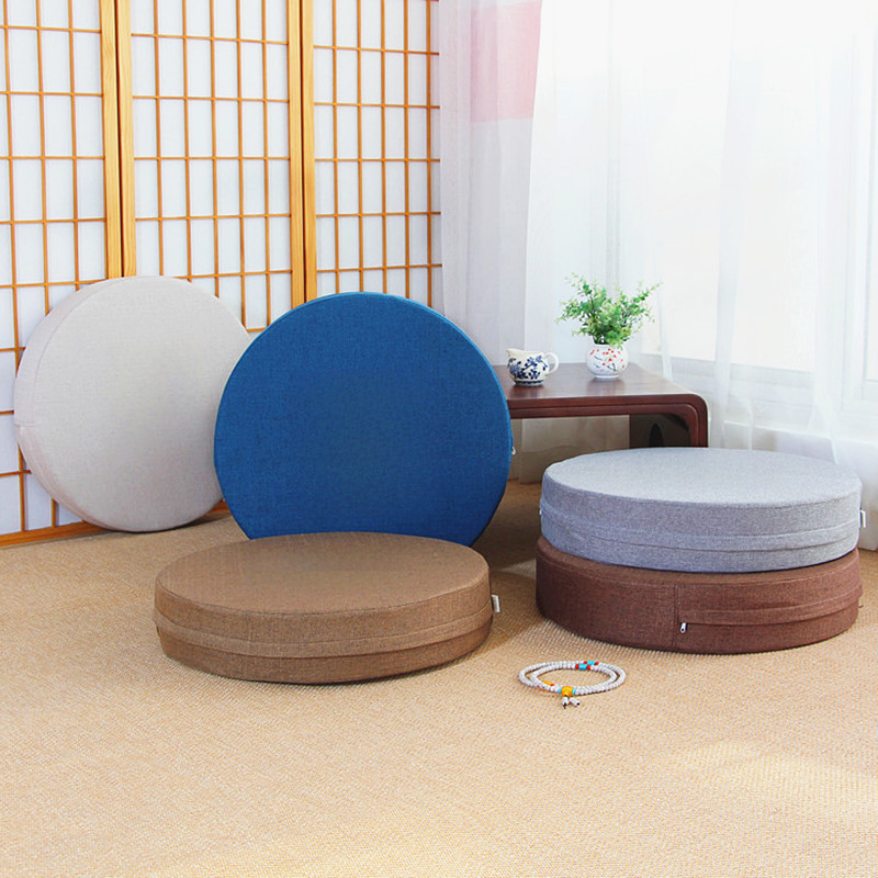 40x6 см льняная подушка для ме – обзор и цена Meditation Cushion Zafu
