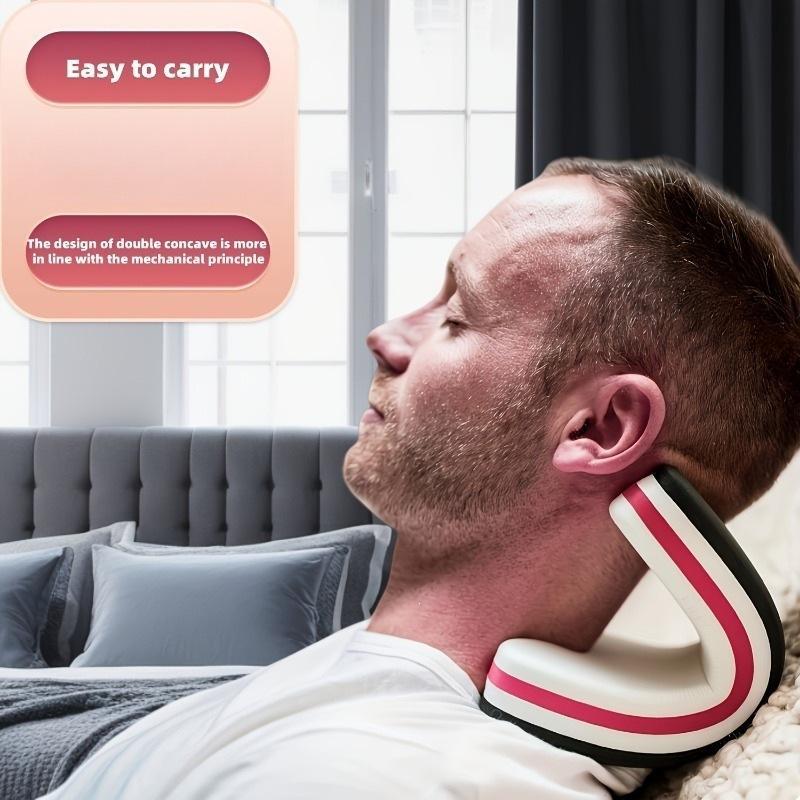 1 шт. портативная массажная по – обзор и цена Neck Traction Pillow