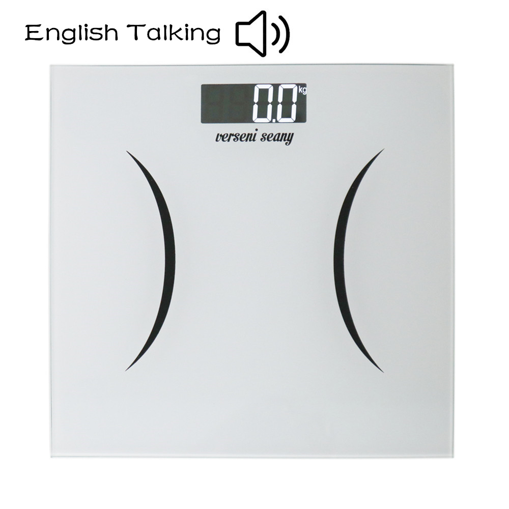 Цифровые английские говорящие  – обзор и цена Digital Body Weight Scale
