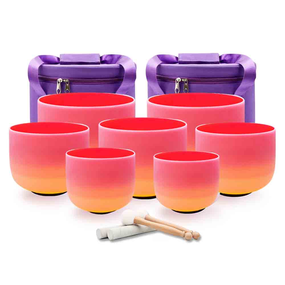 Набор из 7 хрустальных поющих  – обзор и цена Healing Crystal Set