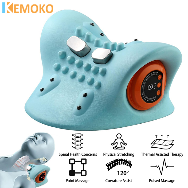 Электрический массажер для шеи – обзор и цена Neck Traction Pillow