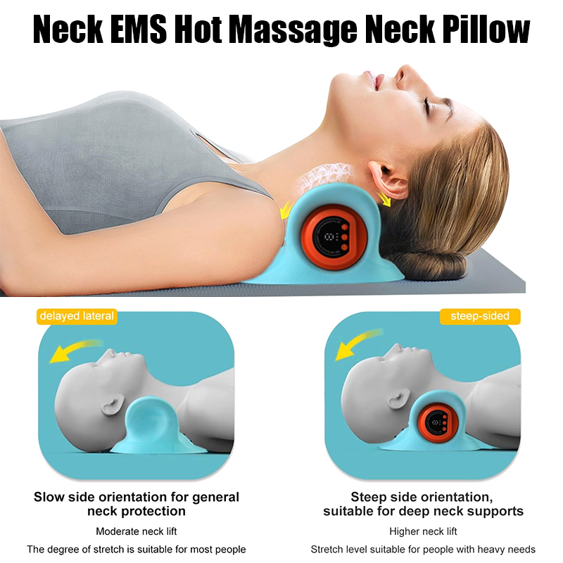 Электрический массажер для шеи – обзор и цена Neck Traction Pillow