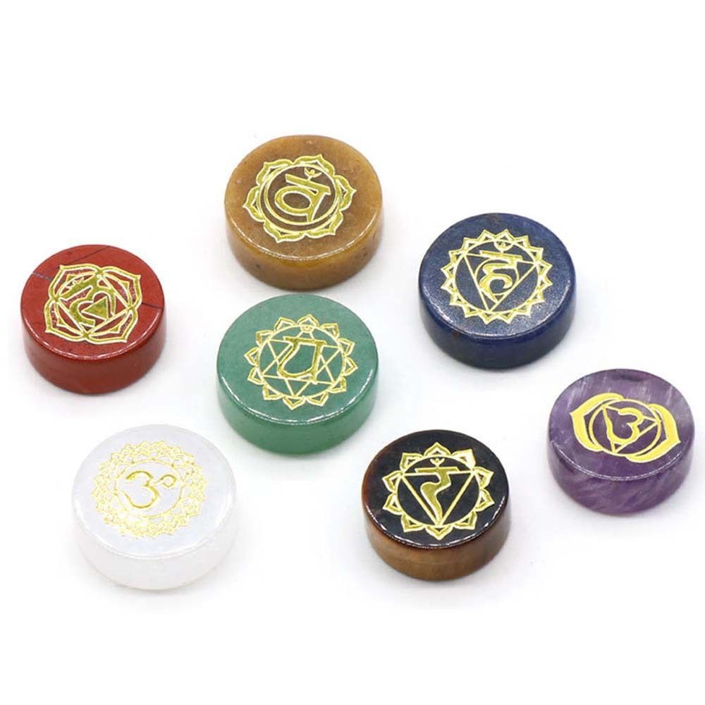7 шт./компл. натуральный камен – обзор и цена Healing Crystal Set