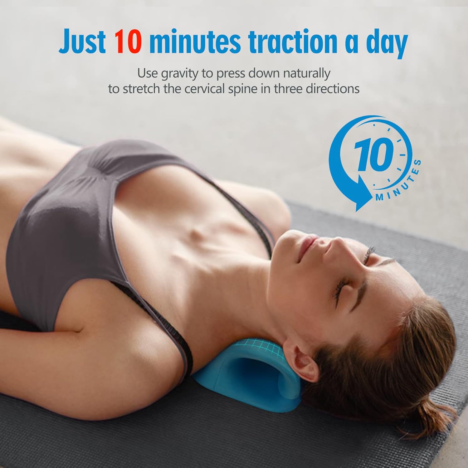 Подушка-растяжитель для шеи дл – обзор и цена Neck Traction Pillow