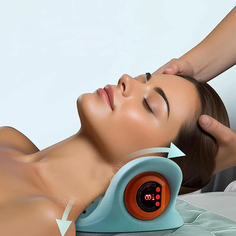 Электрический массажер для шеи – обзор и цена Neck Traction Pillow