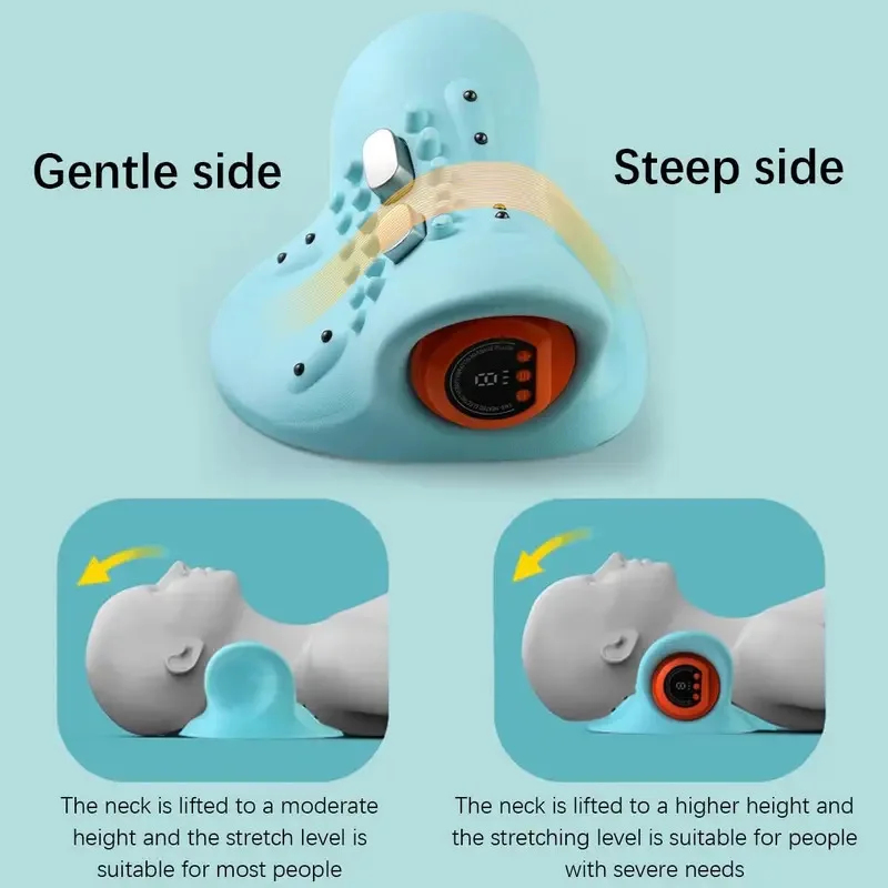 Электрический массажер для шеи – обзор и цена Neck Traction Pillow