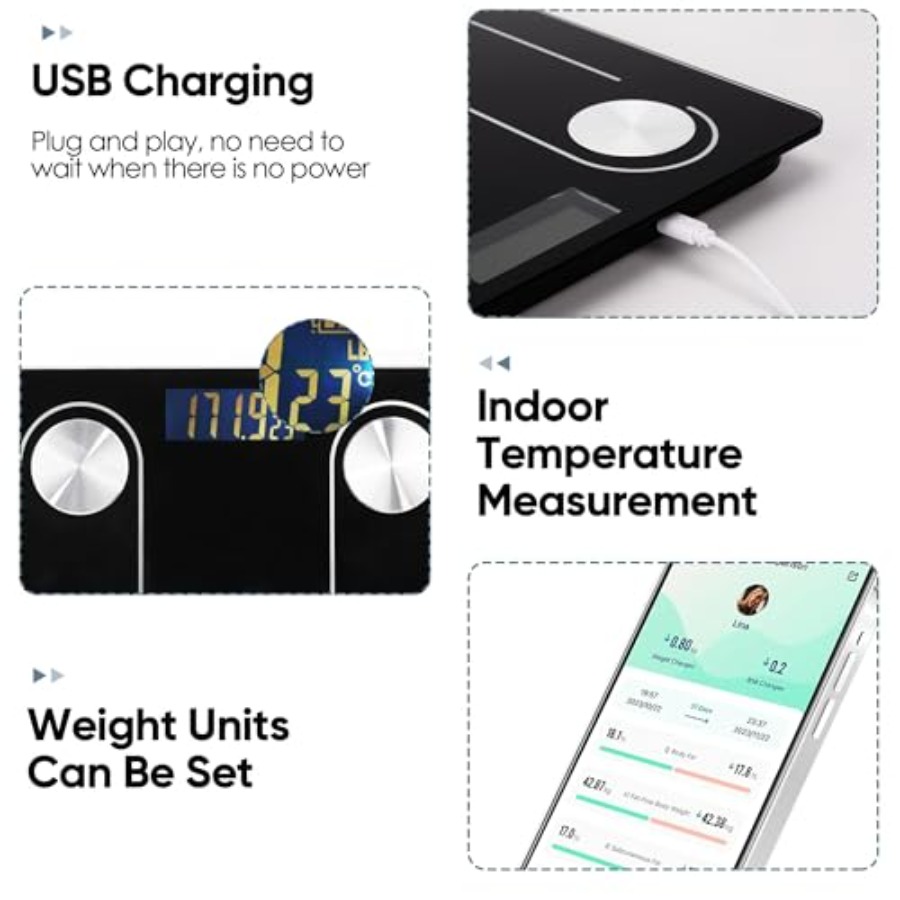 Умные Bluetooth-весы для измер – обзор и цена Digital Body Weight Scale