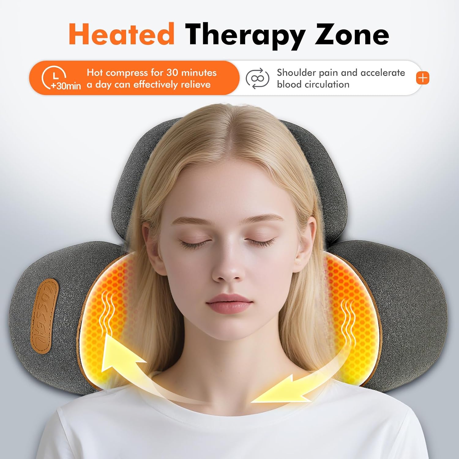 Массажная подушка для шеи 3-в- – обзор и цена Neck Traction Pillow