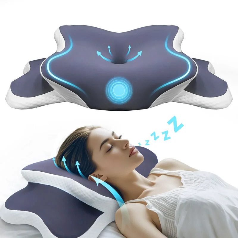 Ортопедическая подушка из пены – обзор и цена Neck Traction Pillow