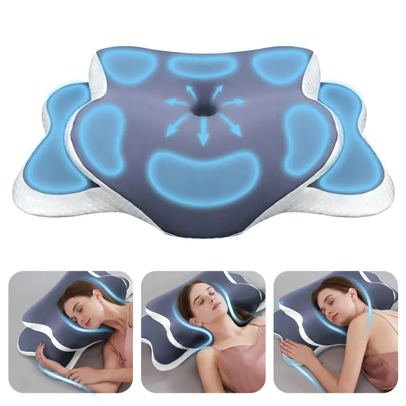 Ортопедическая подушка из пены – обзор и цена Neck Traction Pillow