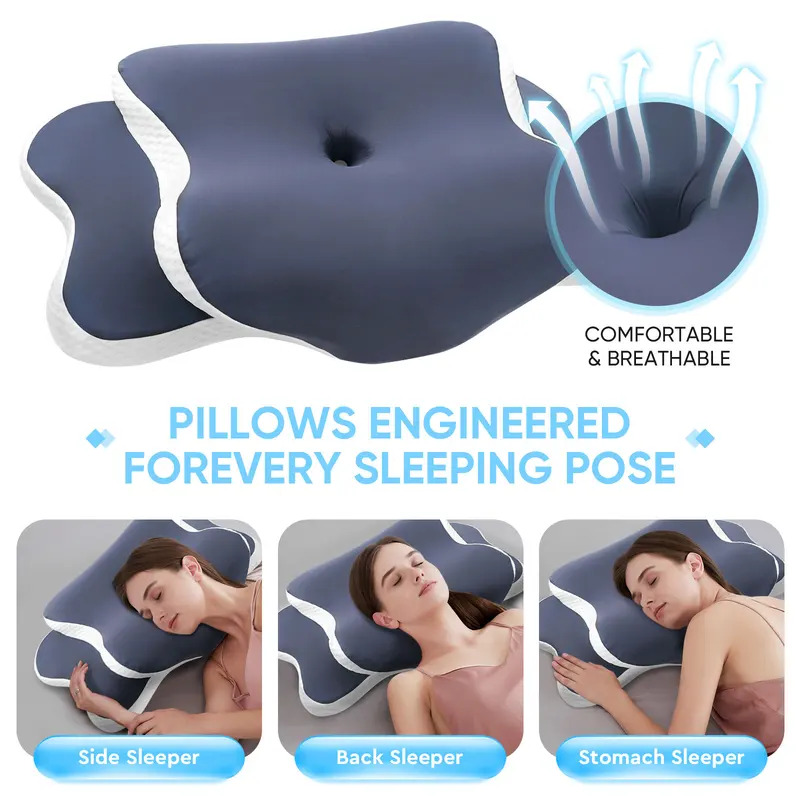 Ортопедическая подушка из пены – обзор и цена Neck Traction Pillow
