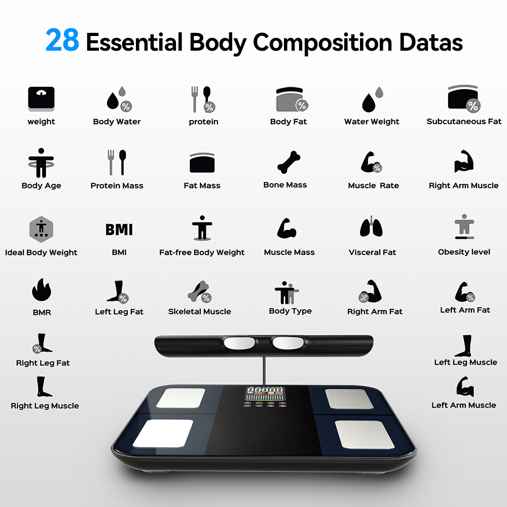 Умные цифровые весы для анализ – обзор и цена Digital Body Weight Scale