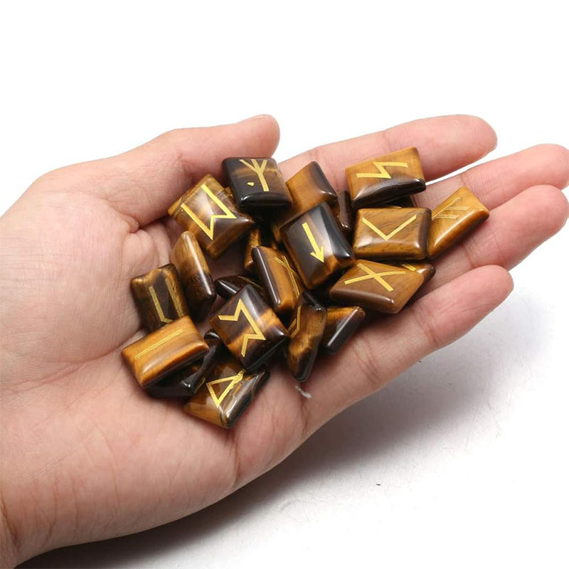25 шт., набор рунных камней с  – обзор и цена Healing Crystal Set