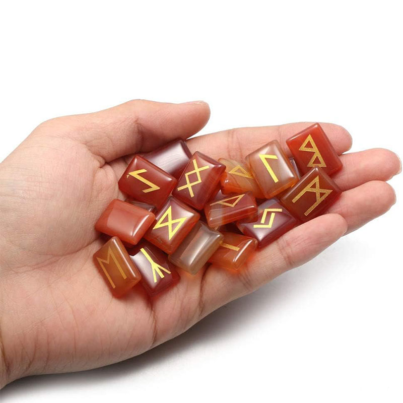 25 шт., набор рунных камней с  – обзор и цена Healing Crystal Set