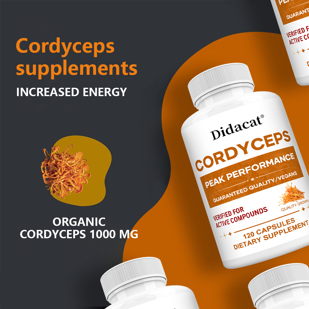 Капсулы с грибом кордицепс 100 – обзор и цена Health Wellness Energy