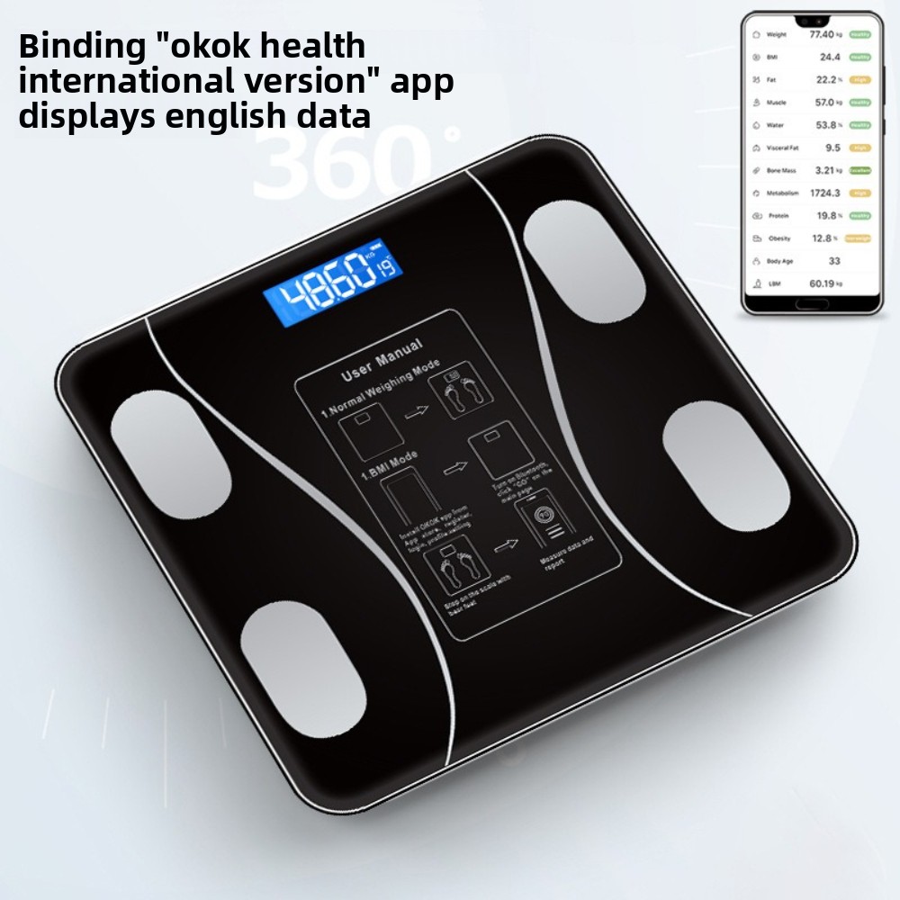 Перезаряжаемые умные электронн – обзор и цена Digital Body Weight Scale