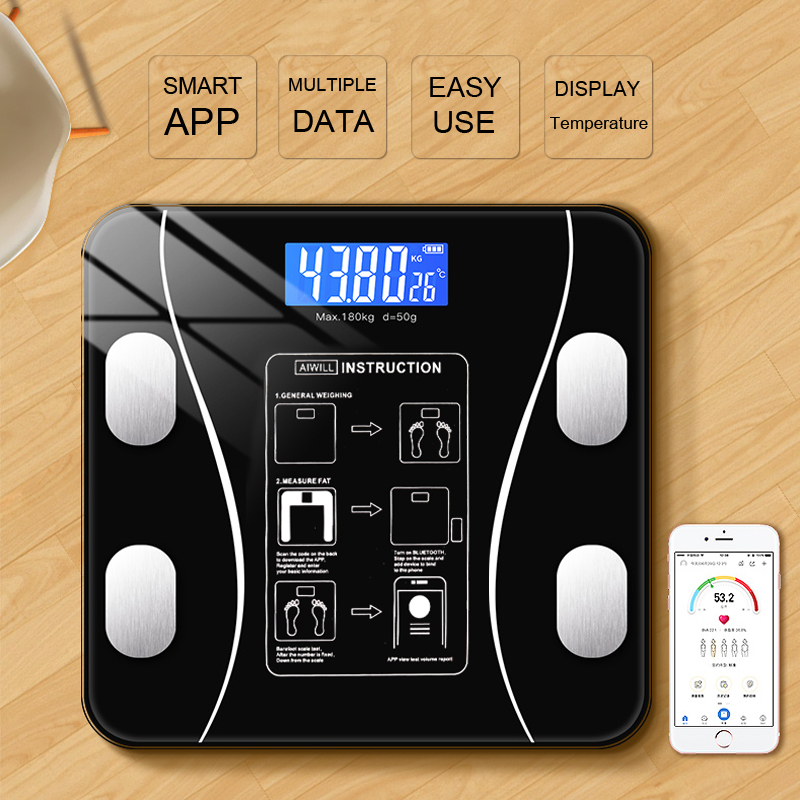 Умные беспроводные цифровые ве – обзор и цена Digital Body Weight Scale